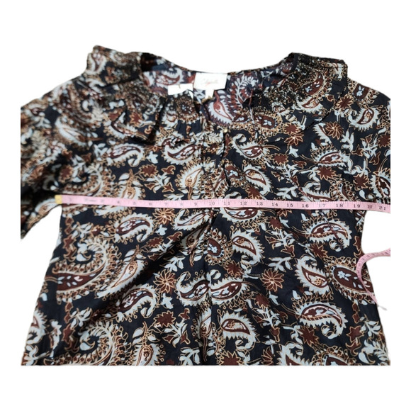 NWT Cleobella Jillian Blouse in Avalon Block Print Revolve size small - Picture 10 of 11